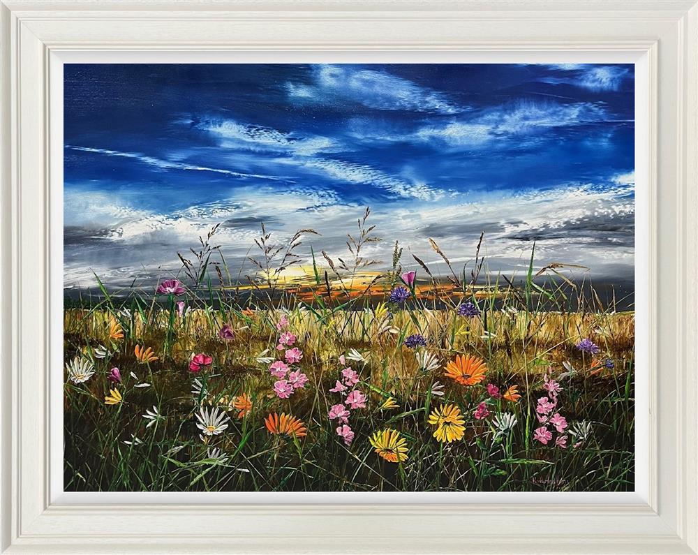 Kimberley Harris - 'Sunrise Meadows' - Framed Original Art