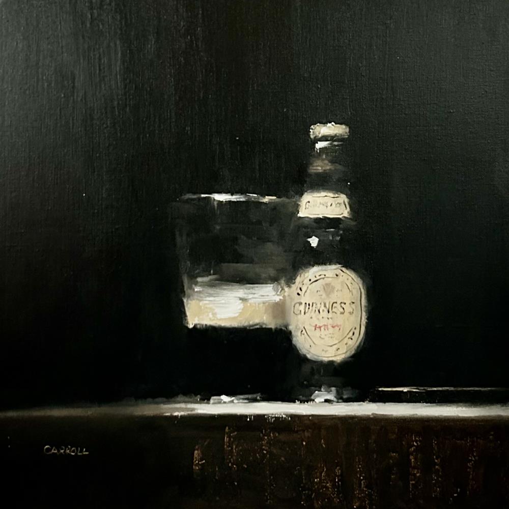 Neil Carroll - 'Bottle Of Guinness' - Framed Original Artwork