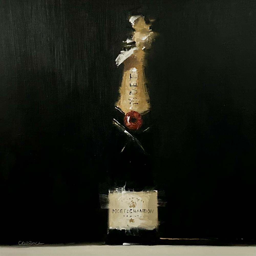 Neil Carroll - 'Bottle Of Moet' - Framed Original Artwork