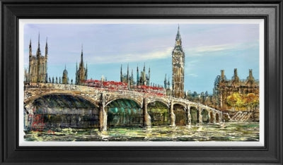 Nigel Cooke - 'River Views' - Framed Original Artwork