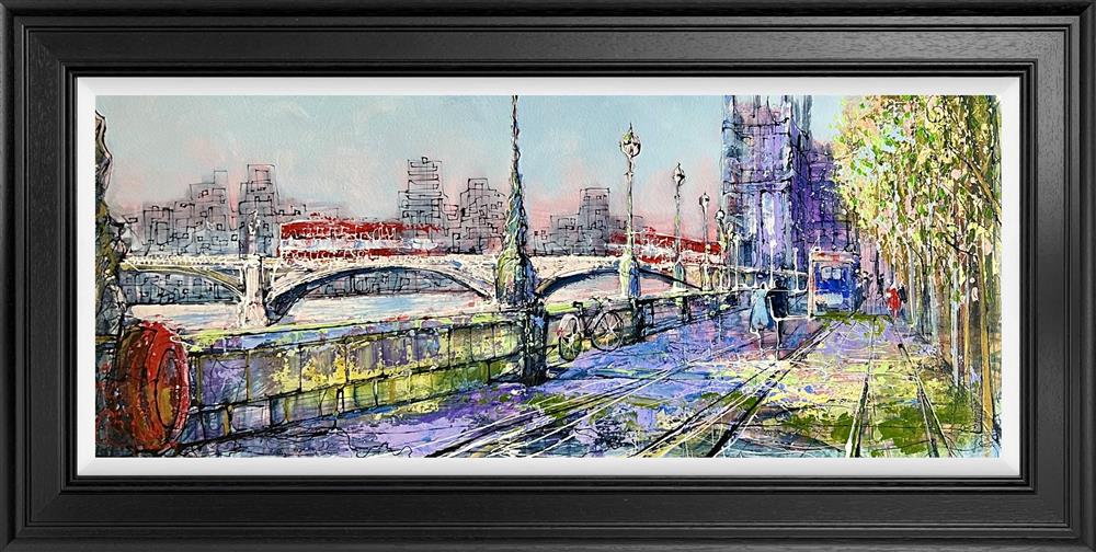 Nigel Cooke - 'The Morning Commute' - Framed Original Artwork