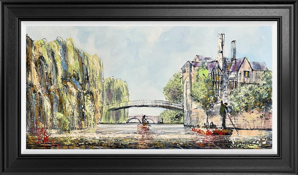 Nigel Cooke - 'Punting Reflections' - Framed Original Artwork