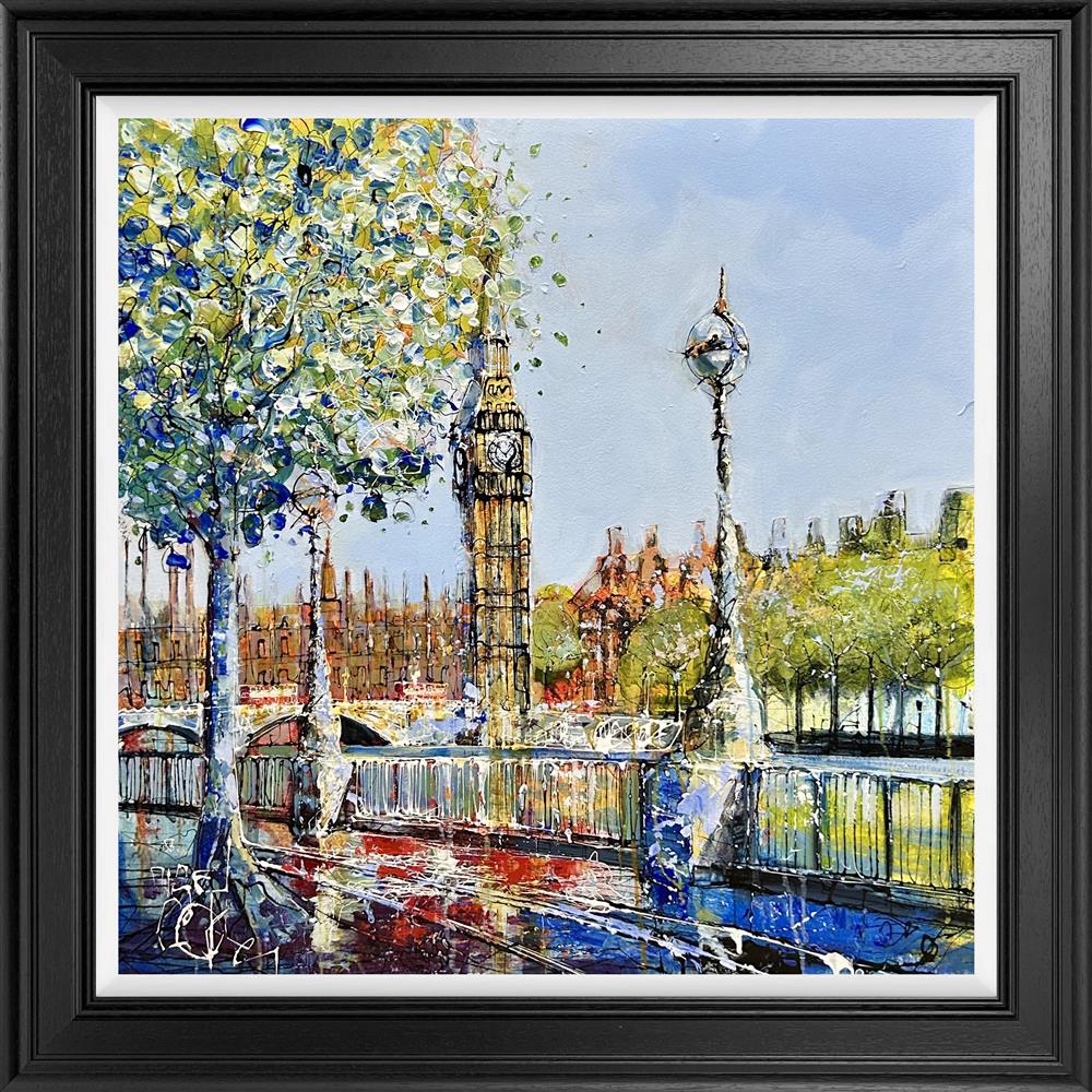 Nigel Cooke - 'City Of London' - Framed Original Artwork