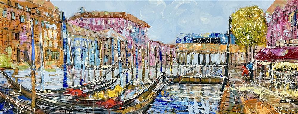 Nigel Cooke - 'The Beauty Of Venice' - Framed Original Artwork