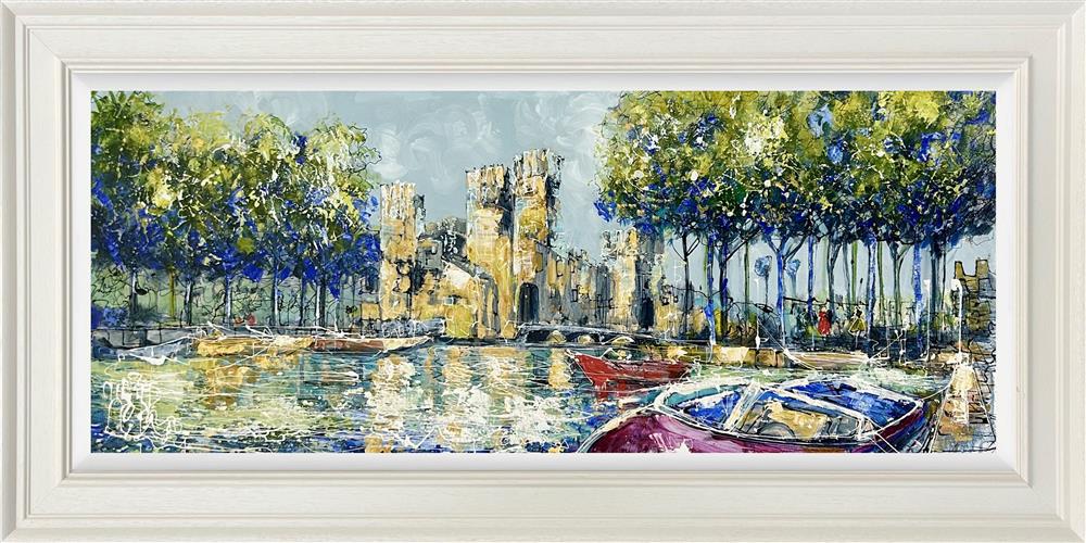 Nigel Cooke - 'Memories Of Lake Garda' - Framed Original Artwork