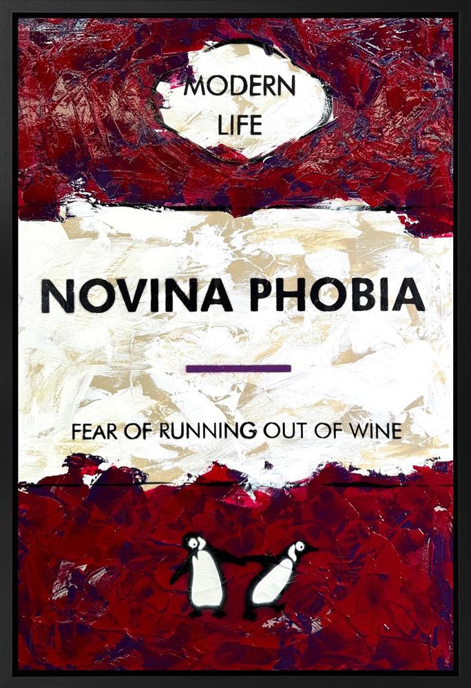 Hue Folk - 'Novina Phobia' - Framed Original Art