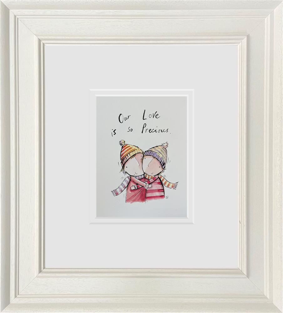 Michael Abrams - 'One Love Is So Precious - Sketch' - Framed Original Art