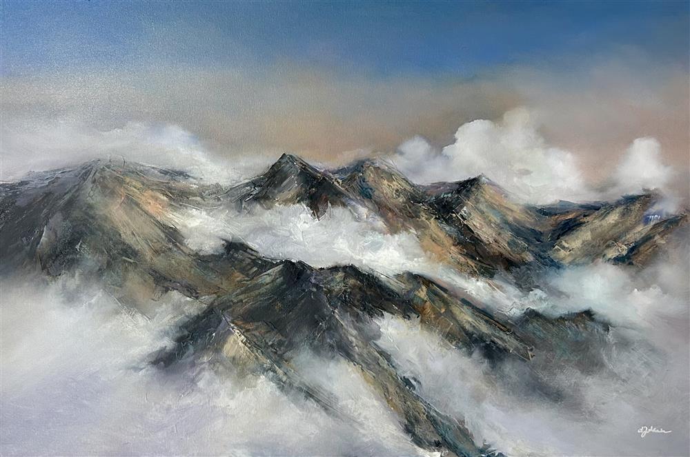 Alison Johnson - 'Over The Misty Mountains' - Framed Original