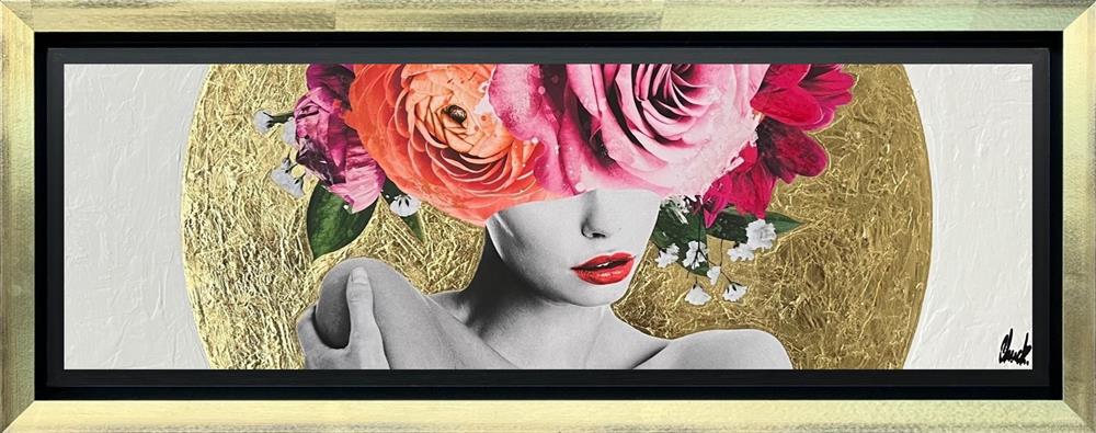 Chuck - 'Pink Bloom' - Framed Original Art