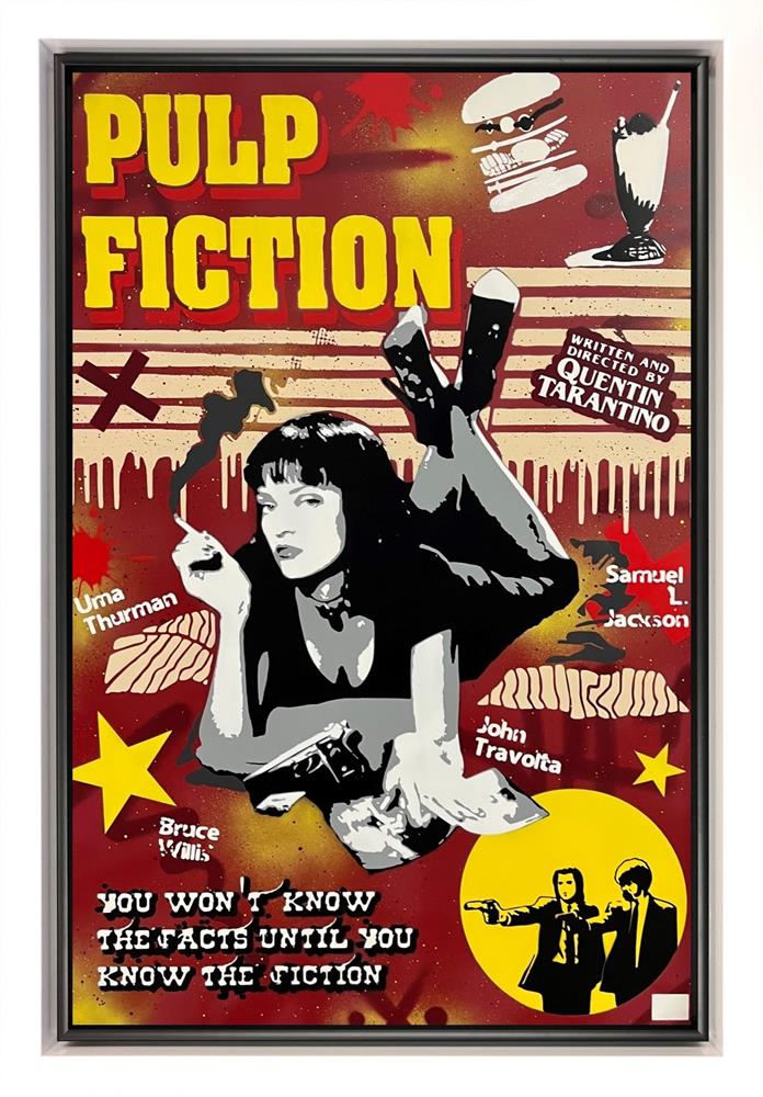 Hue Folk - 'Pulp Fiction' - Framed Original Art