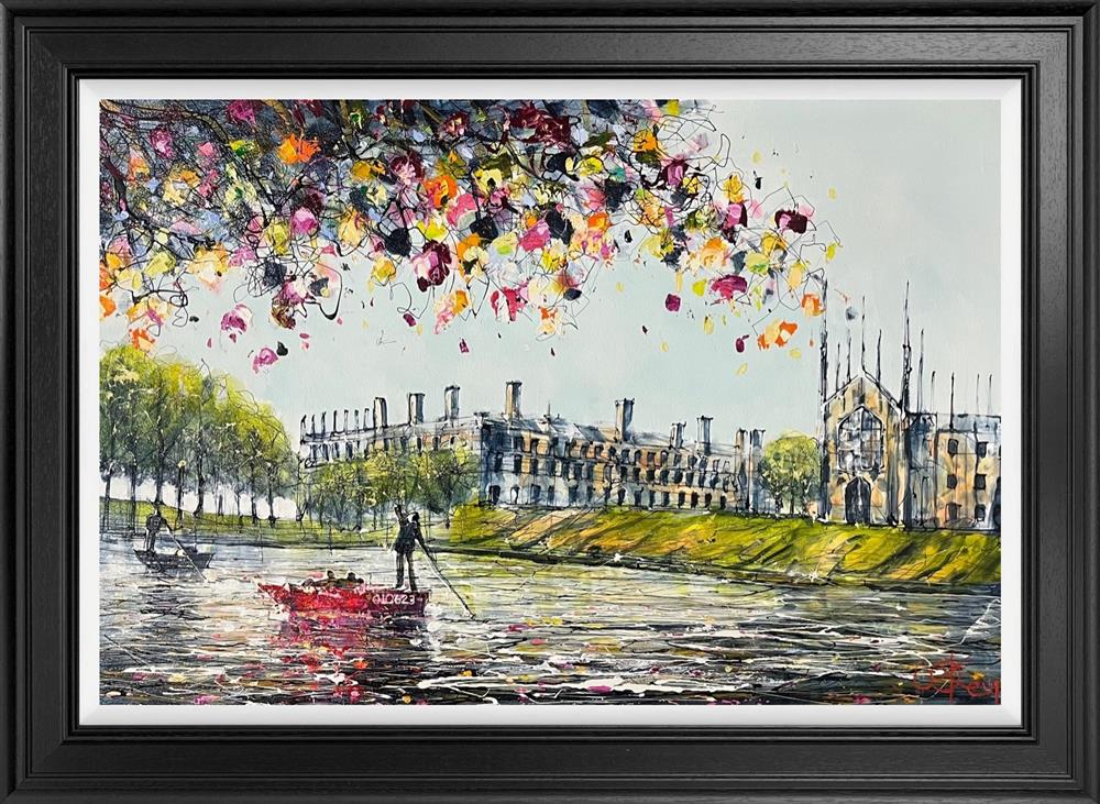 Nigel Cooke - 'Punting Past Kings'  - Framed Original Artwork