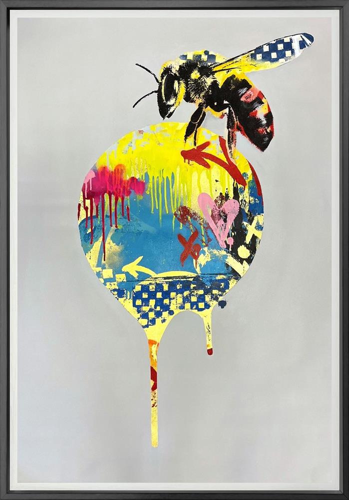 Bollee Patino - 'Queen Bee' - Framed Original Artwork