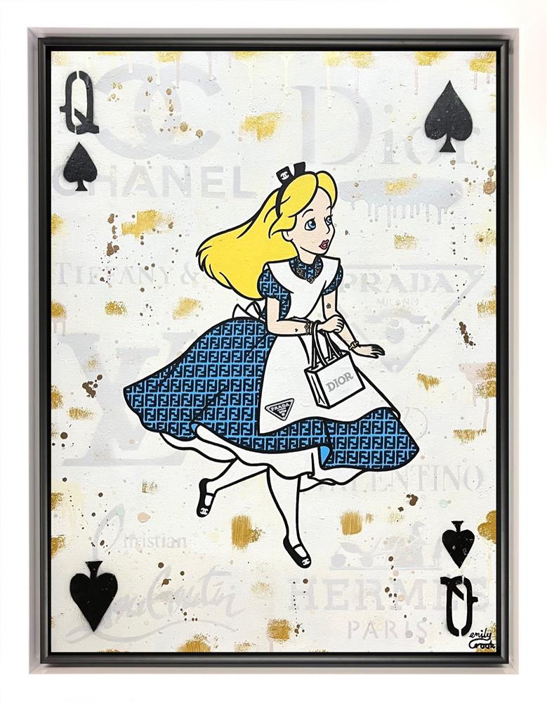 Emily Crook - 'Queen Of Spades' - Framed Original Art