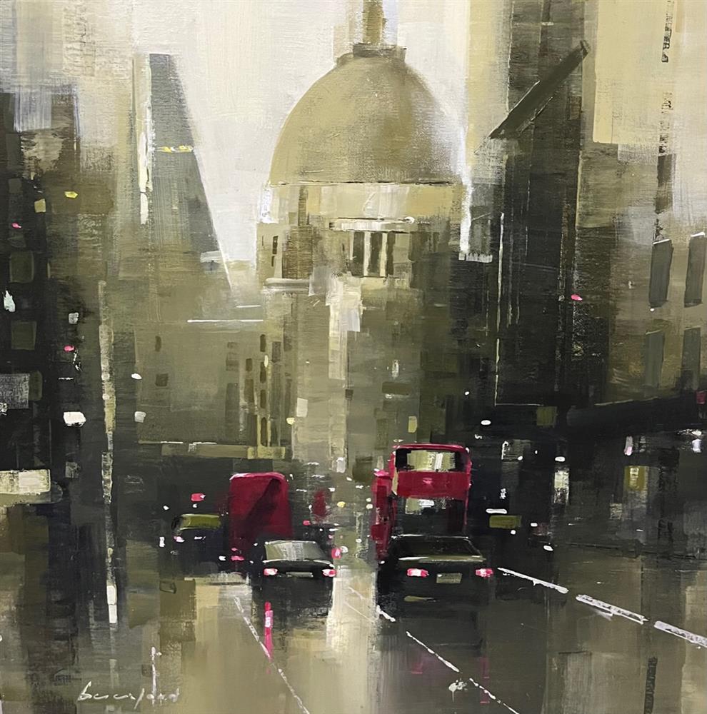 Mark Beresford - 'Routemaster To St Pauls' - Framed Original Artwork