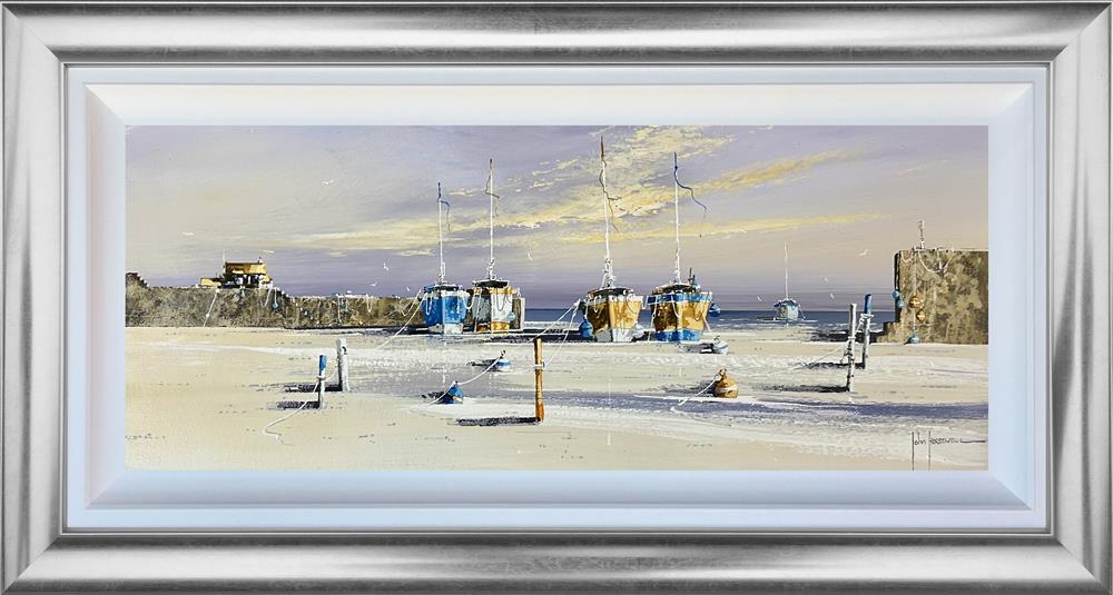 John Horsewell - 'Sails Resting in Silence' - Framed Original Artwork