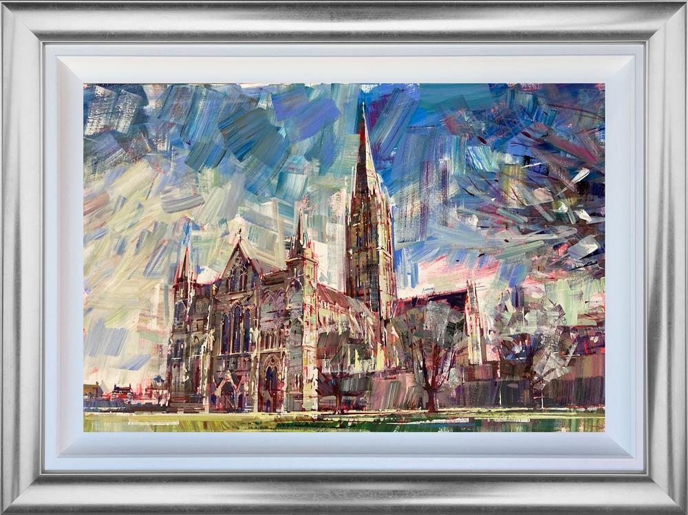 Colin Brown - 'Salisbury Cathedral' - Framed Limited Edition