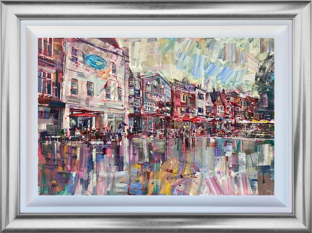 Colin Brown - 'Salisbury Market Square' - Framed Limited Edition