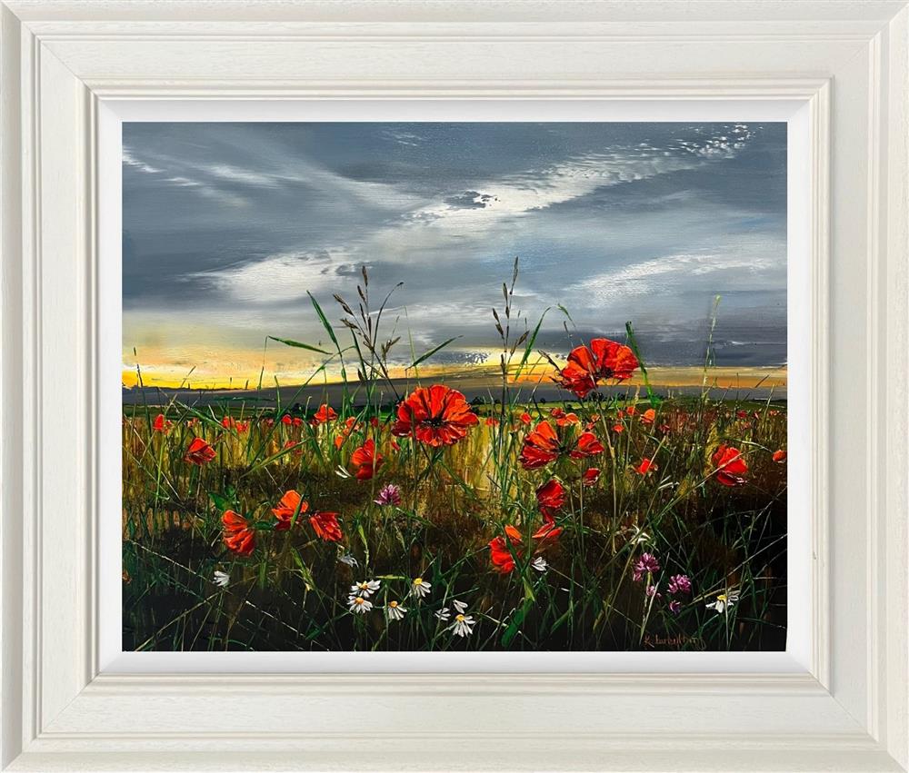 Kimberley Harris - 'Serene Sunset' - Framed Original Art