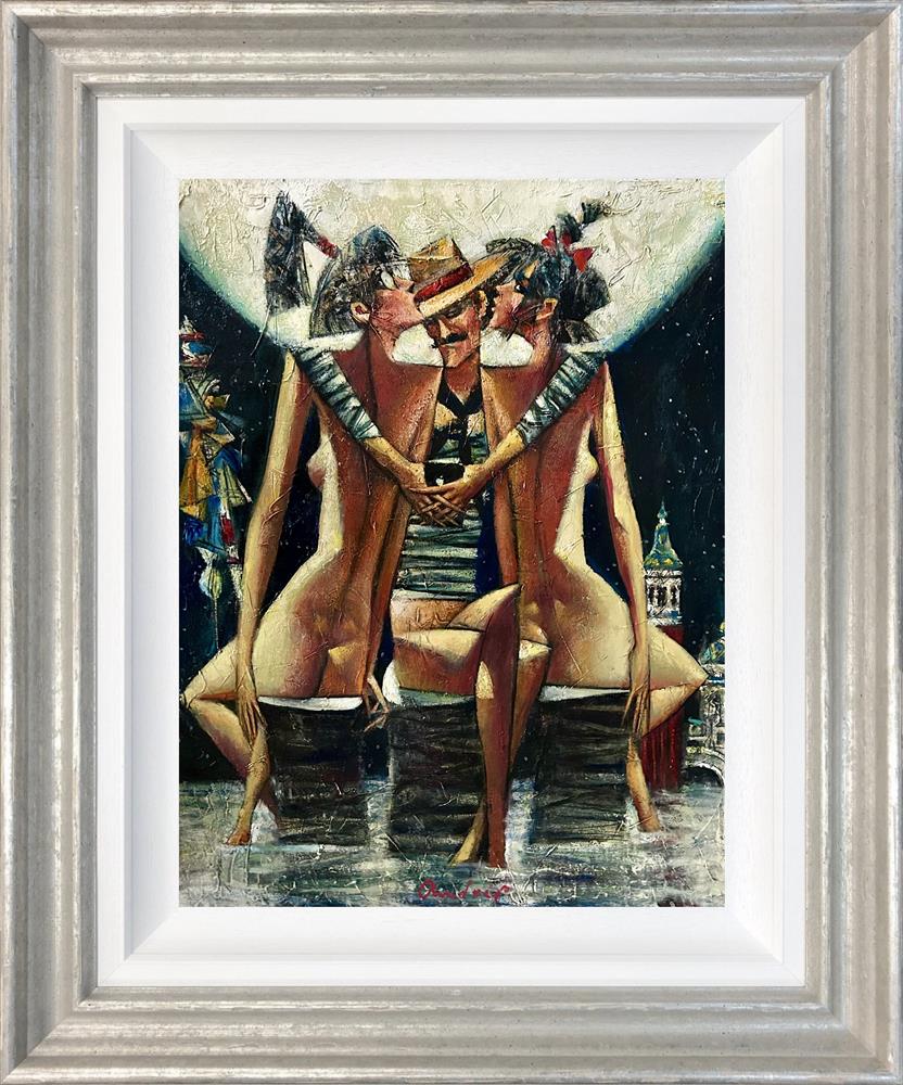 Andrei Protsouk - 'Skinny Dipping' - Framed Original Artwork