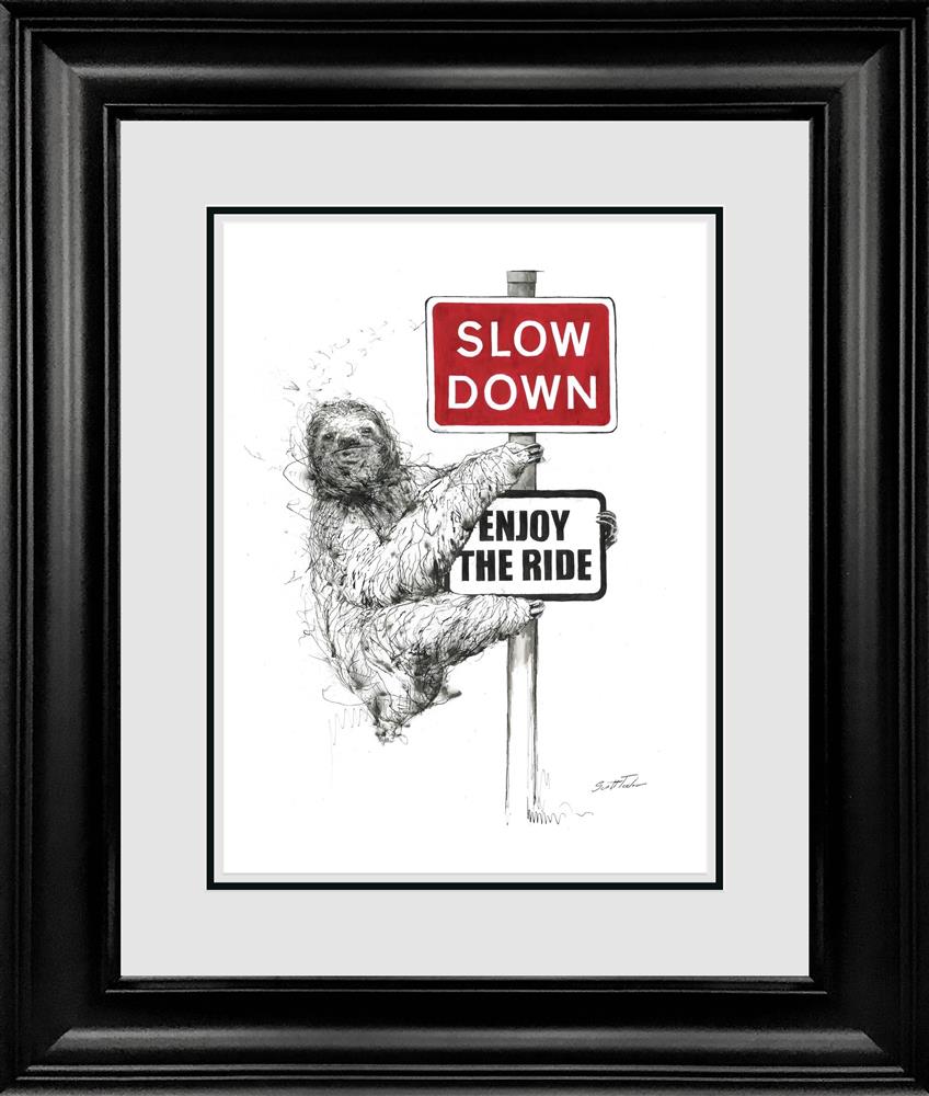 Scott Tetlow - 'Slow Down' - Framed Original Art