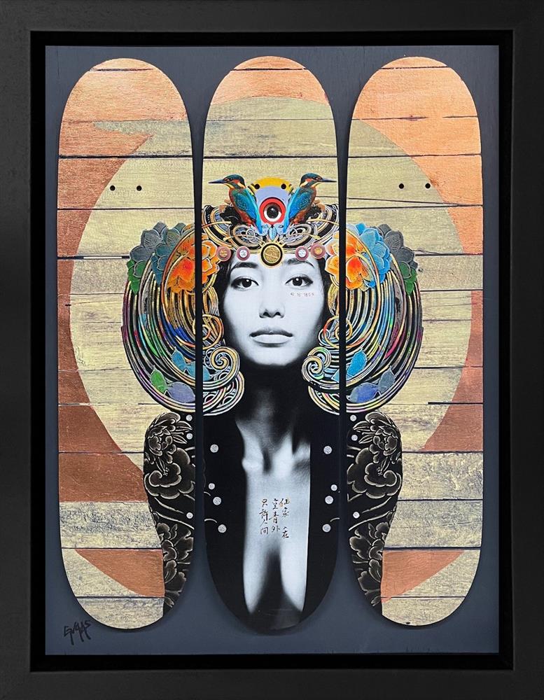 The Trunk Of Funk - 'Spinx Malakbel Flat Skate Deck' - Framed Limited  Edition