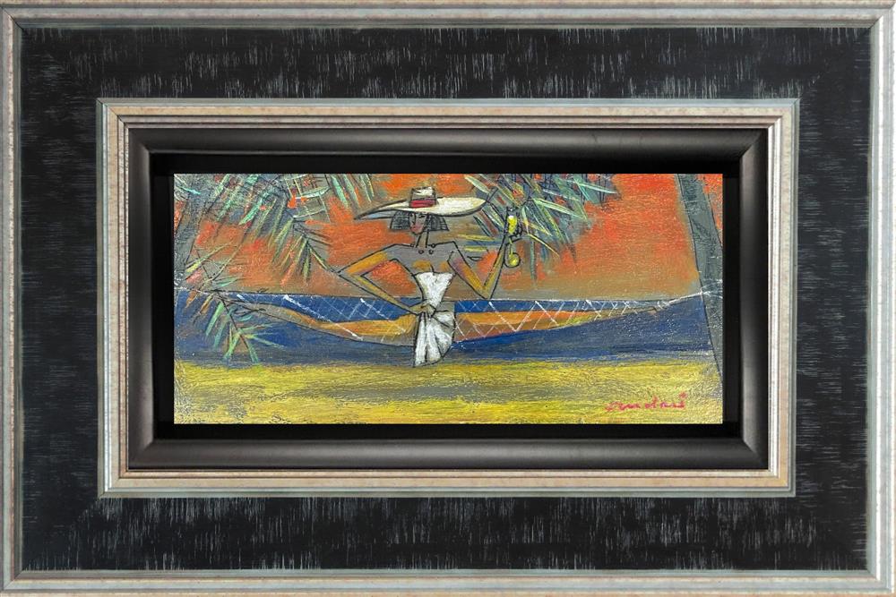 Andrei Protsouk - 'Splitting Cocktails' - Framed Original Art