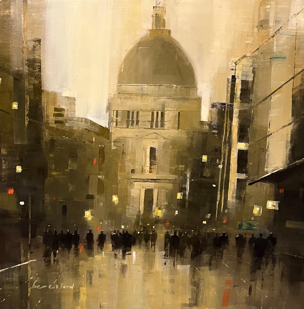 Mark Beresford - 'St Paul's Rush Hour' - Framed Original Artwork