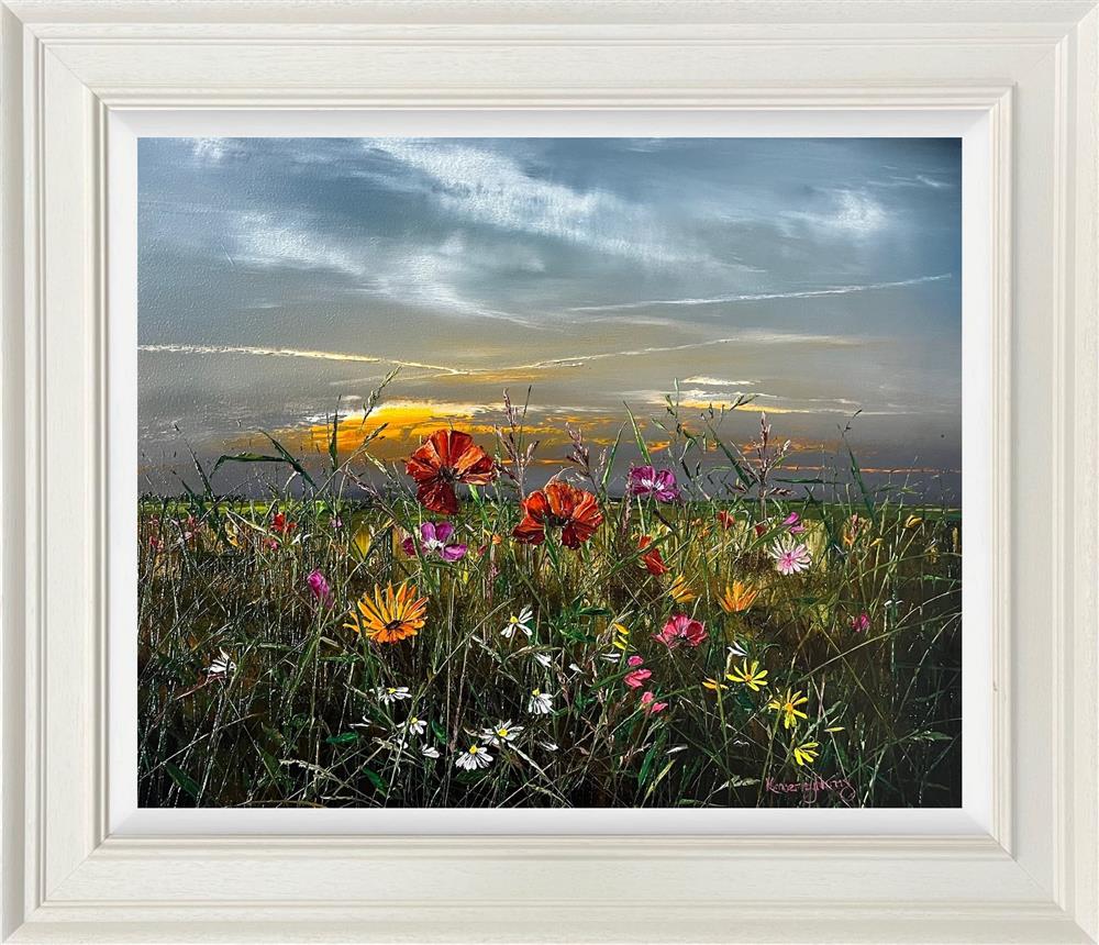 Kimberley Harris - 'Stillness In Bloom' - Framed Original Art