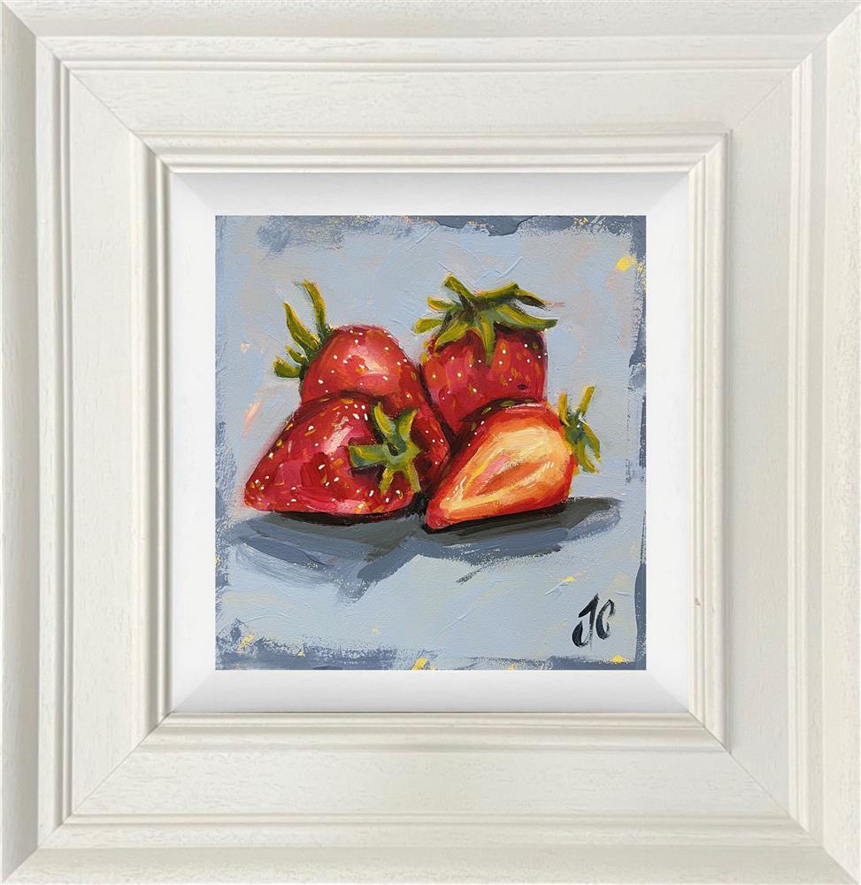 Joss Clapson - 'Strawberry Delight' - Framed Original Art