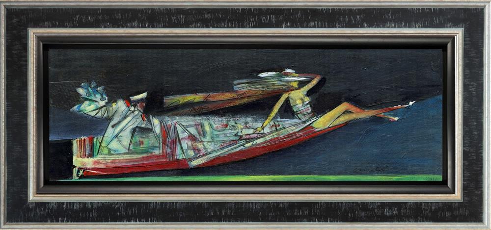 Andrei Protsouk - 'Study For Speedboat' - Framed Original Art