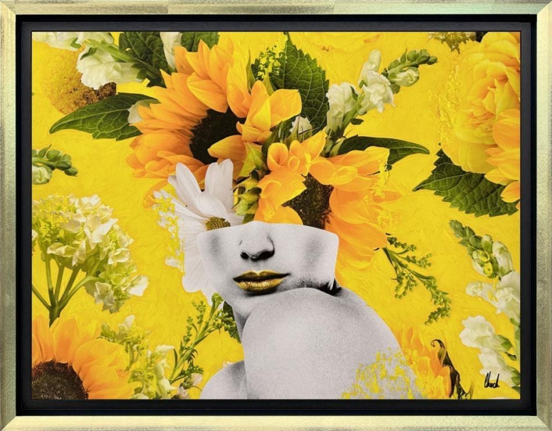 Chuck - 'Sunflower Yellow' - Framed Original Art