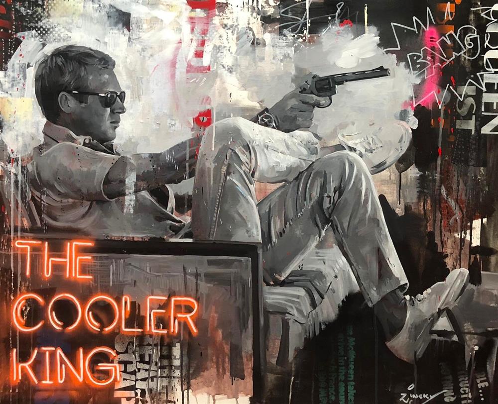 Zinsky - 'The Cooler King' - Framed Original Artwork