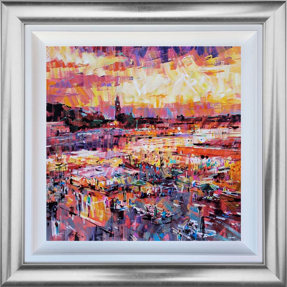 Colin Brown - 'The Golden Market' - Framed Original Art