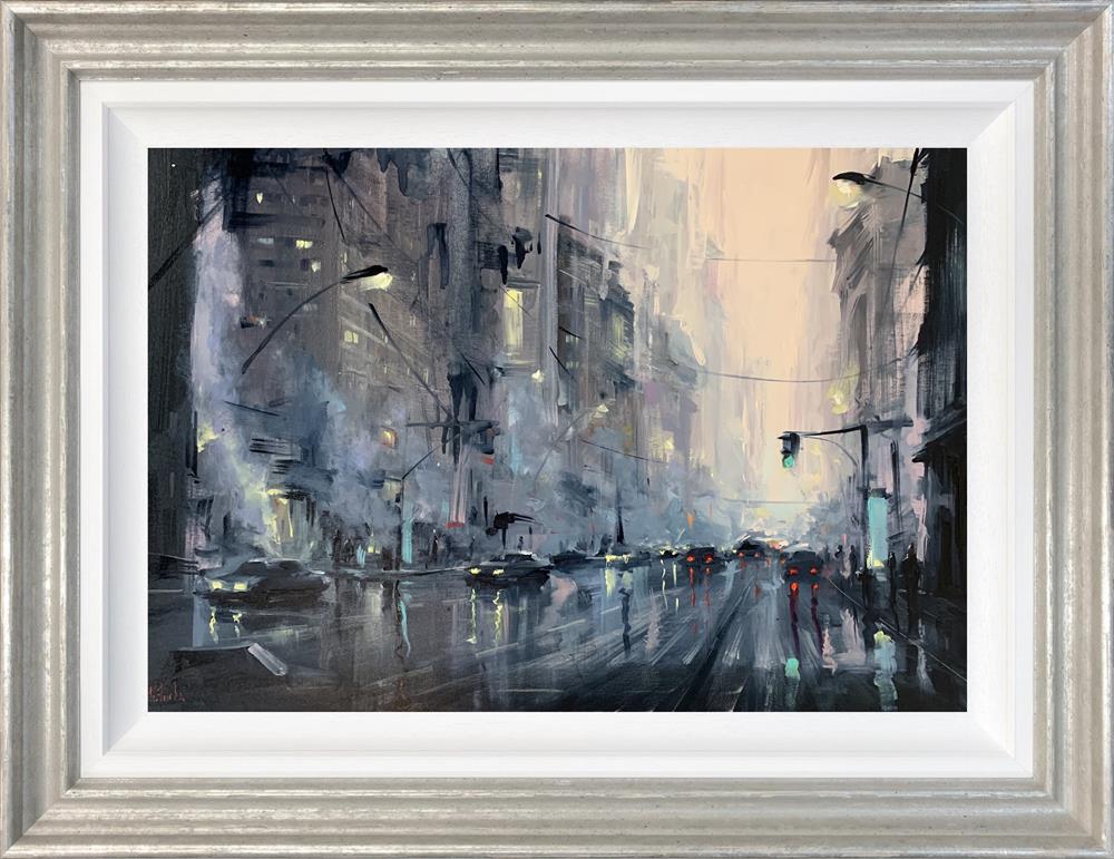 Bozhena Fuchs- 'The Grey Day' - Framed Original Artwork