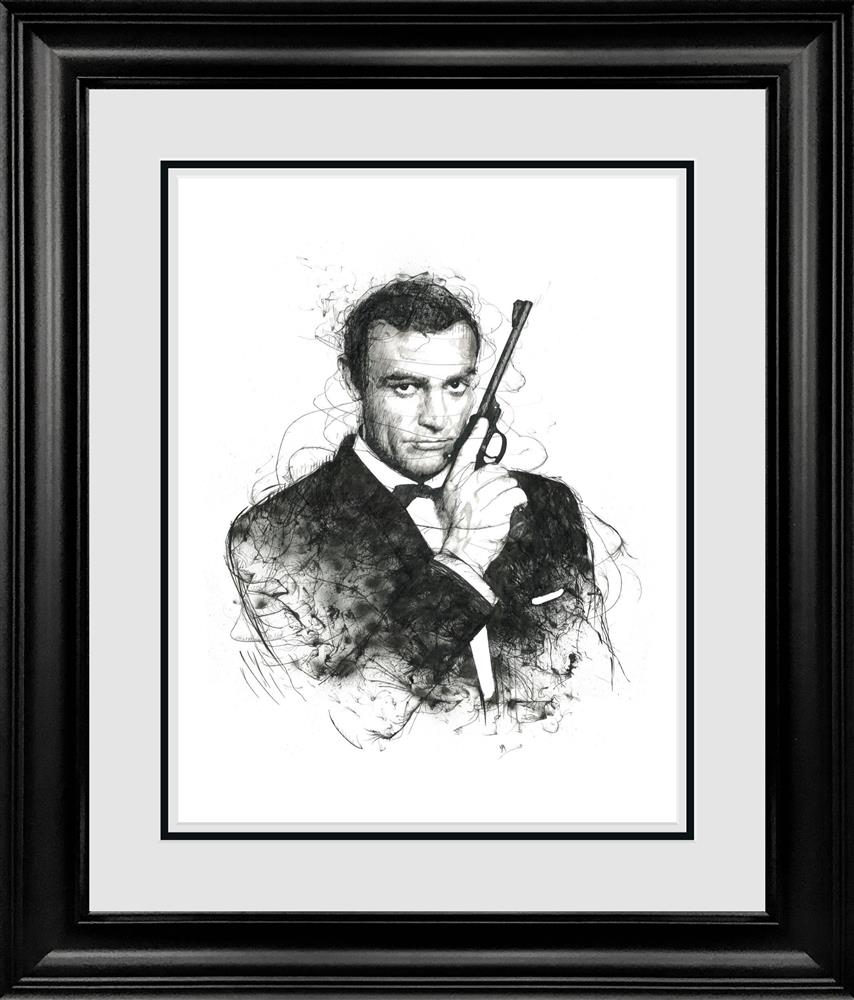 Scott Tetlow - 'The Name's Bond' - Framed Original Art