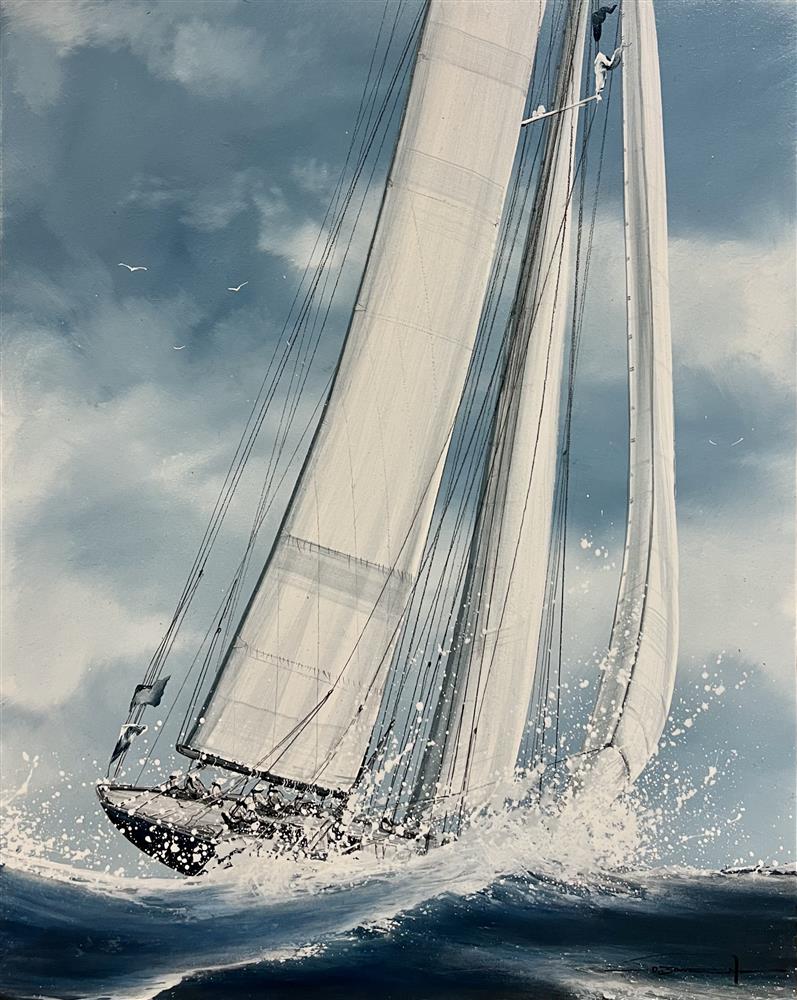 Dale Bowen - 'The Old Shipmate' - Framed Original Art