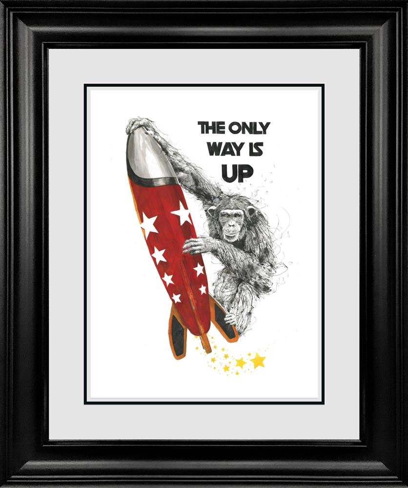 Scott Tetlow - 'The Only Way Is Up' - Framed Original Art