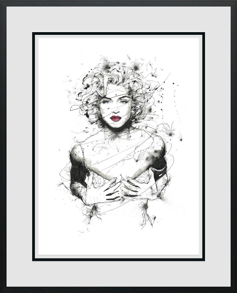 Scott Tetlow - 'The Queen Of Pop' - Framed Limited Edition Print