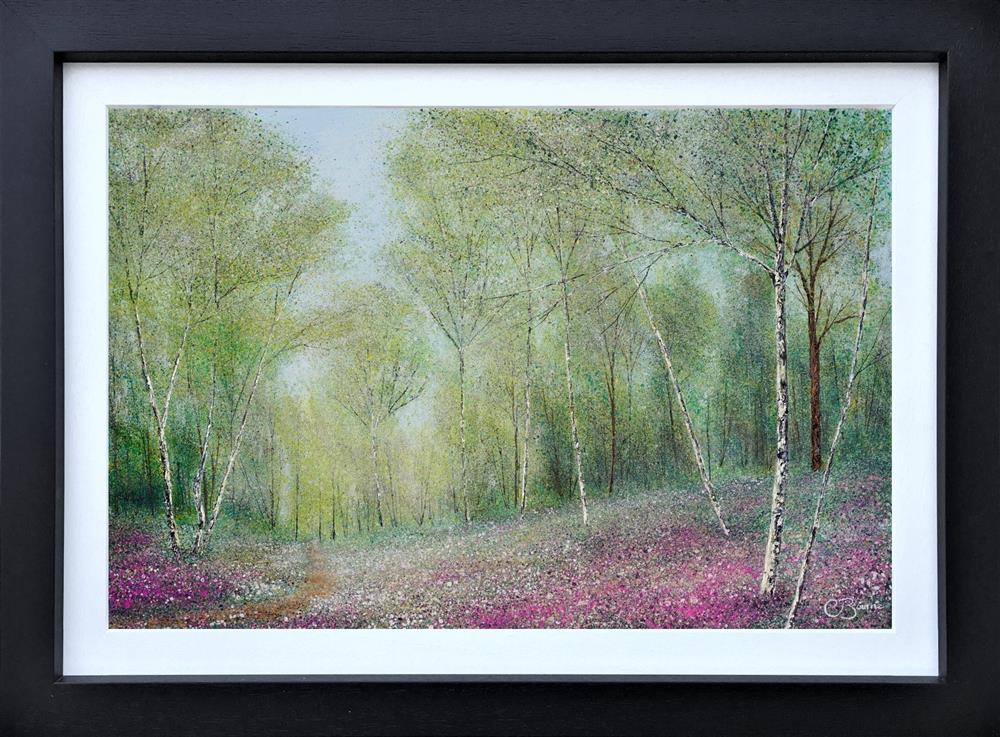 Chris Bourne - 'The Woodland Lights Up' - Framed Original Art