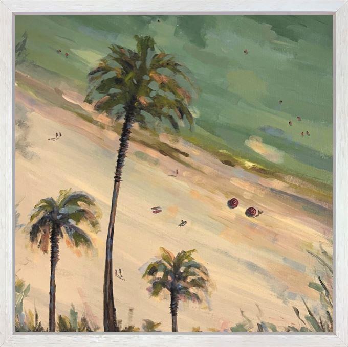 Stephanie Eufemia - 'Through The Palms' - Framed Original Artwork