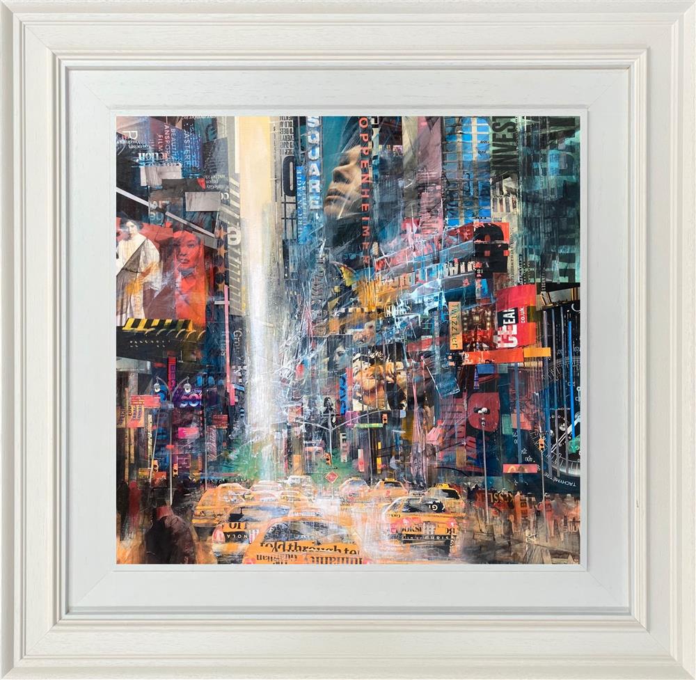 Ed Robinson - 'Times Square'  - Framed Original Artwork