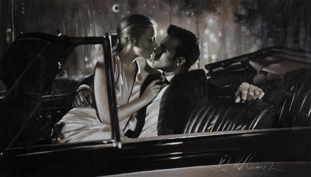 Rob Hefferan - 'True Romance I - Moonlight Lovers Series' - Framed Original Artwork