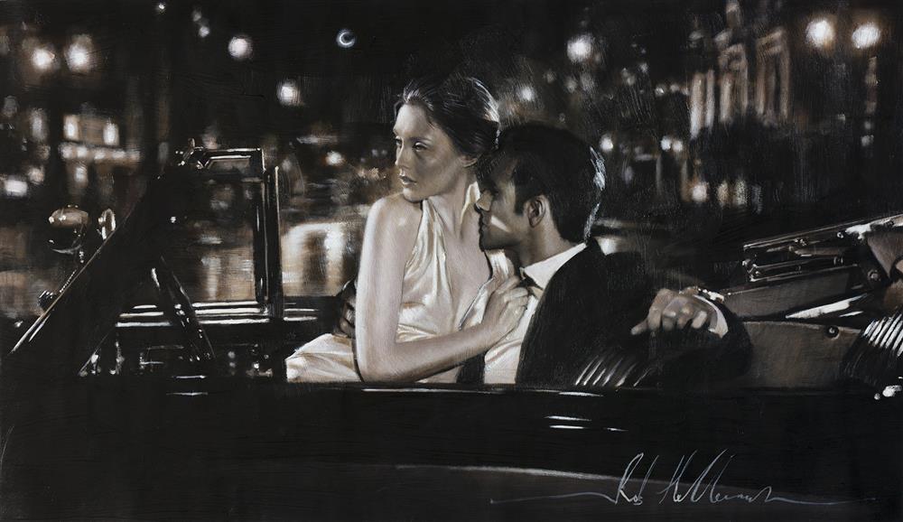 Rob Hefferan - 'True Romance II - Moonlight Lovers Series' - Framed Original Artwork