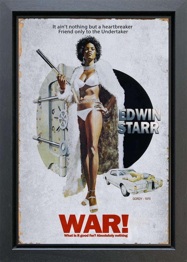 Linda Charles - 'War!' - Framed Original Artwork