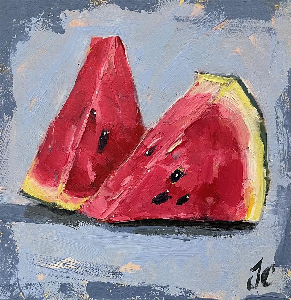 Joss Clapson - 'Watermelon Sugar' - Framed Original Art