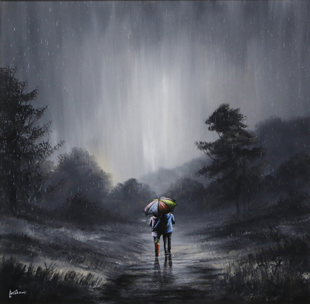 Danny Abrahams - 'Whispers In The Rain’  - Framed Original Art