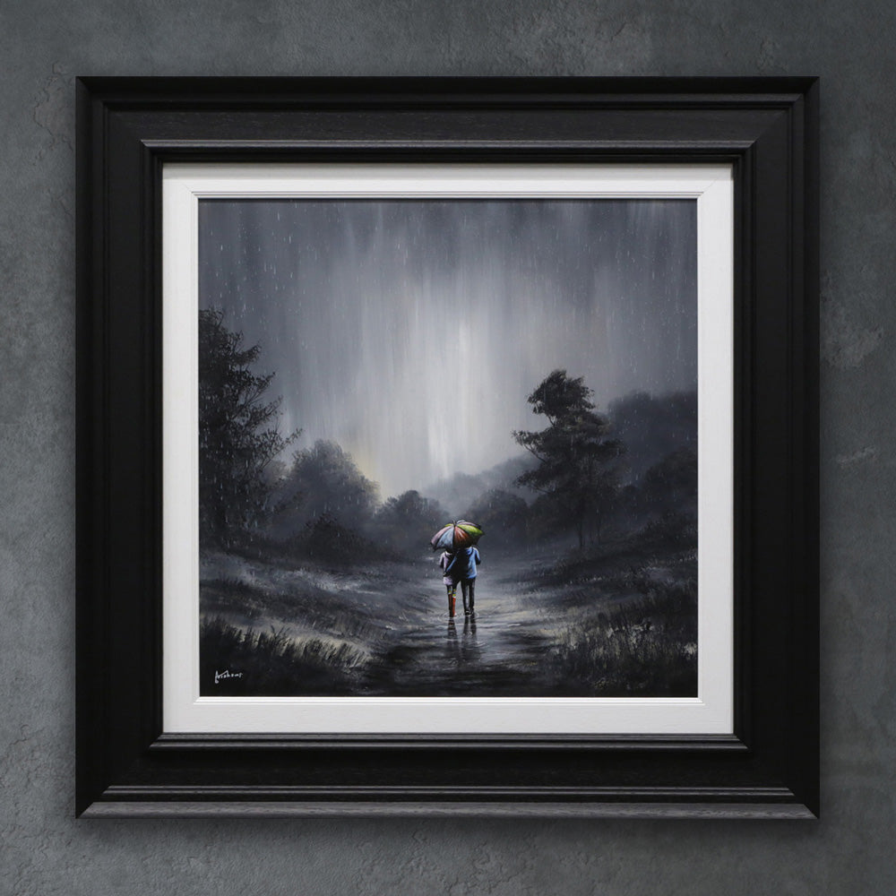 Danny Abrahams - 'Whispers In The Rain’  - Framed Original Art