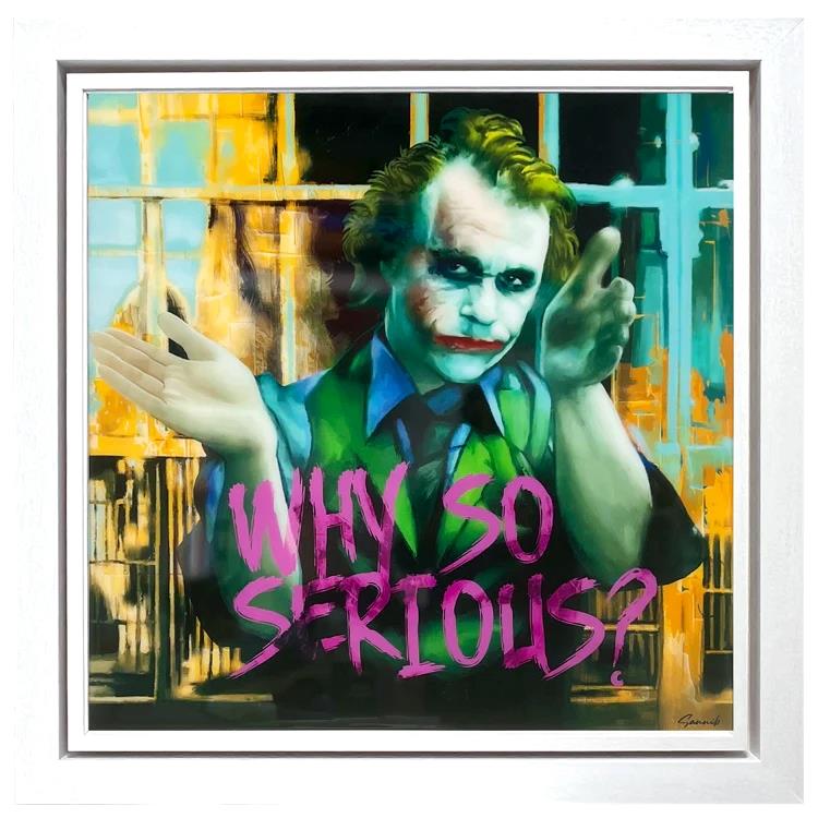 Sannib - 'Why So Serious?' - Framed Original Art