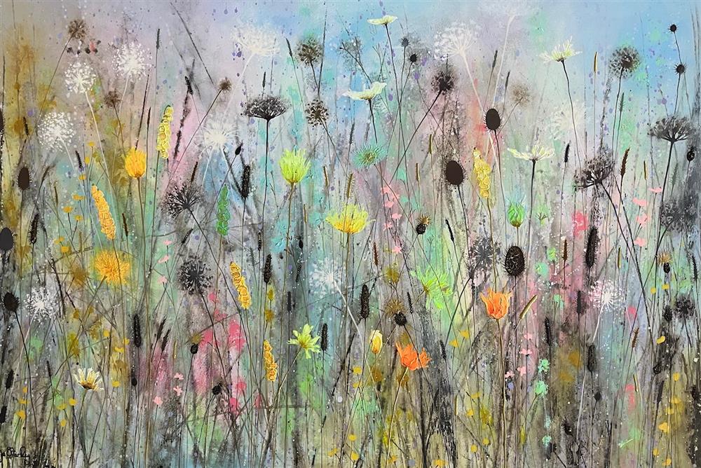 Jo Starkey- 'Wildflower Heaven' - Framed Original Artwork