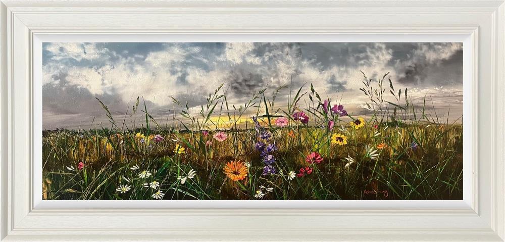 Kimberley Harris - 'Wildflower Wonders' - Framed Original Art